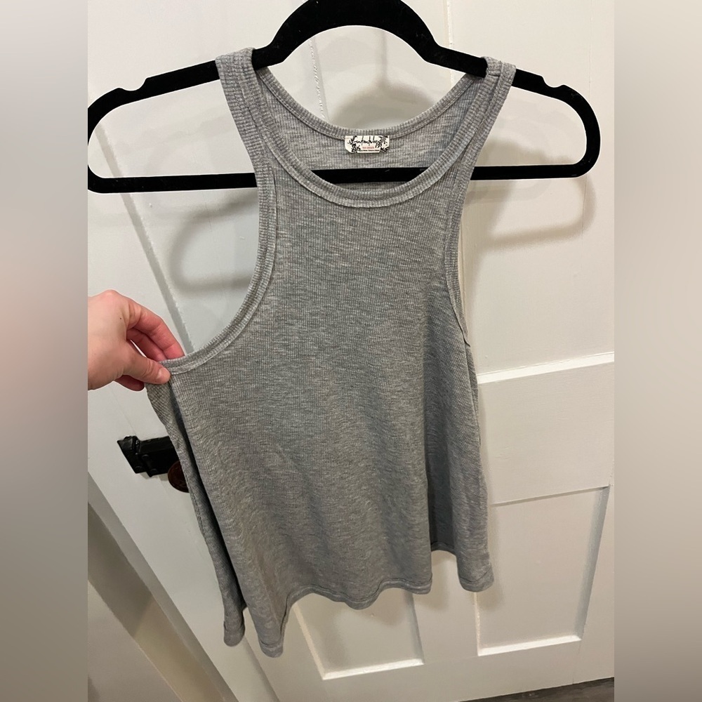 Free People Intimately Gray Tank Top Small